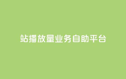 b站播放量业务自助平台 - B站自助平台助力视频播放量提升!  第1张