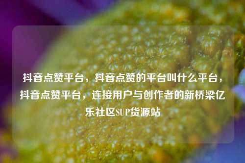 抖音点赞平台	，抖音点赞的平台叫什么平台，抖音点赞平台，连接用户与创作者的新桥梁亿乐社区SUP货源站  第1张