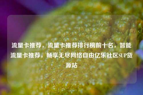 流量卡推荐	，流量卡推荐排行榜前十名，智能流量卡推荐，畅享无尽网络自由亿乐社区SUP货源站  第1张