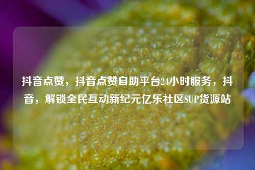 抖音点赞，抖音点赞自助平台24小时服务，抖音	，解锁全民互动新纪元亿乐社区SUP货源站  第1张